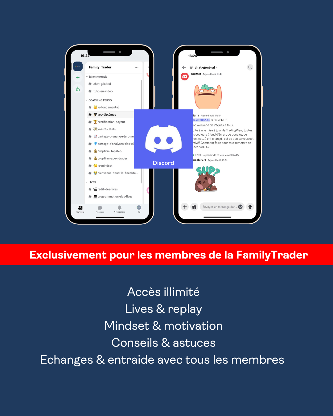 ABONNEMENT DISCORD - Pour les membres de la family - Family Trader